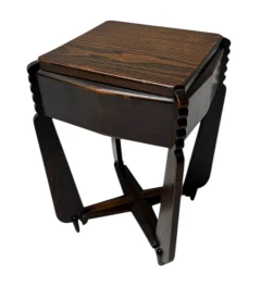 Art Deco Amsterdamse School Side Table by Architect Christiaan Bartels, 1920s